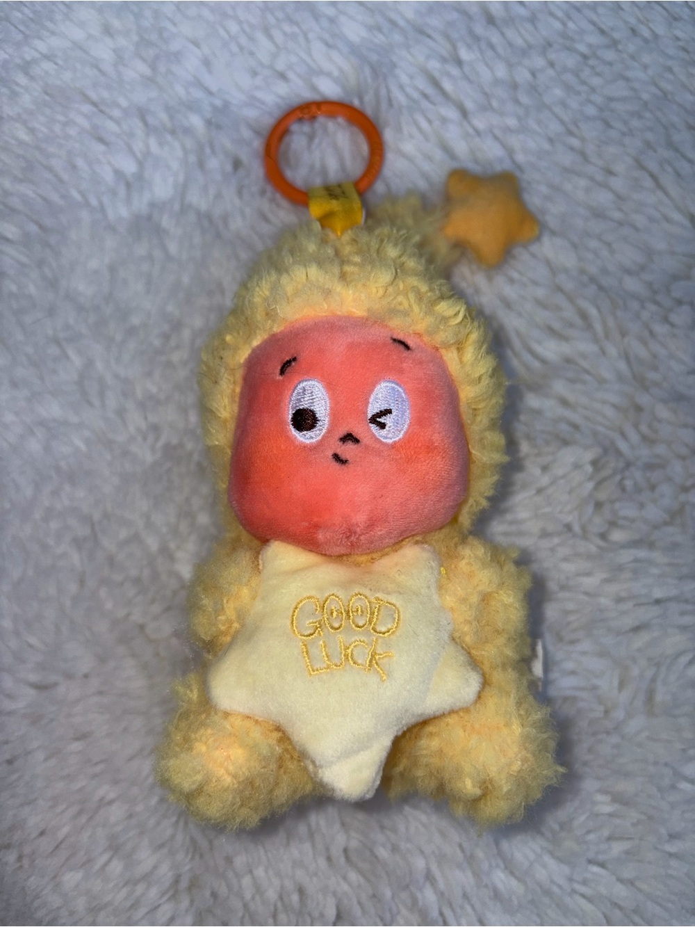 Pop Mart We Are Twinkle Twinkle Series Little Happiness Yellow Plush Roughly 6”